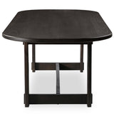 Glenn Oval Dining Table, Dark Brown