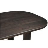 Glenn Oval Dining Table, Dark Brown