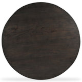 Glenn Round Dining Table, Dark Brown