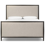 Glenview Bed, Essence Natural/Smoked Black-Furniture - Bedroom-High Fashion Home