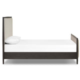 Glenview Bed, Essence Natural/Smoked Black-Furniture - Bedroom-High Fashion Home