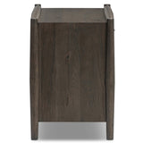 Glenview Nightstand, Cracked Smoked Black-Furniture - Bedroom-High Fashion Home