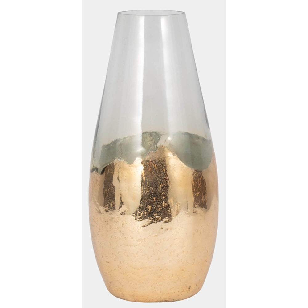 Gold Dipped Vase-Accessories-High Fashion Home