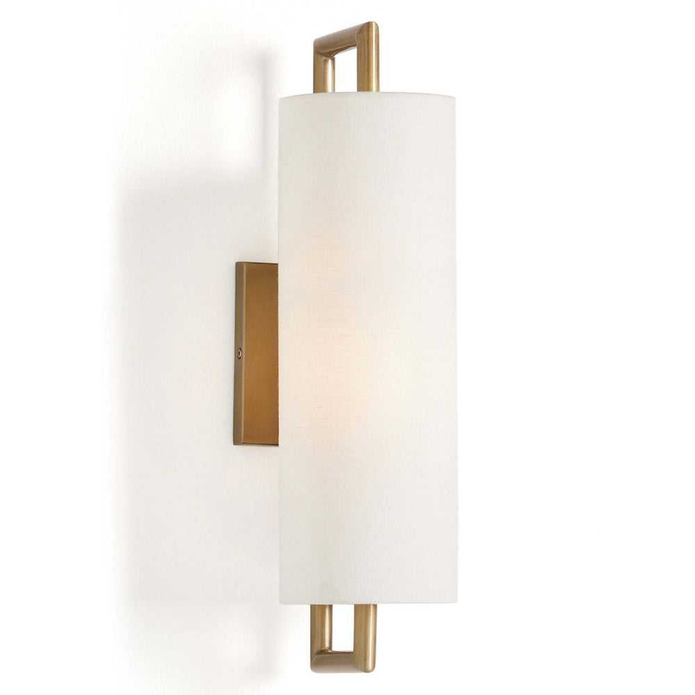 Gordon Sconce, Aged Brass-Lighting-High Fashion Home