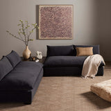 Grant Sectional w/Corner Table, Henry Charcoal/Dark Spalted Primavera-Furniture - Sofas-High Fashion Home