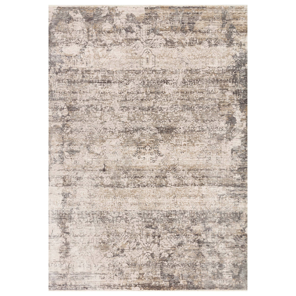 Loloi Homage Rug HOM-01, Graphite/Beige-Rugs1-High Fashion Home