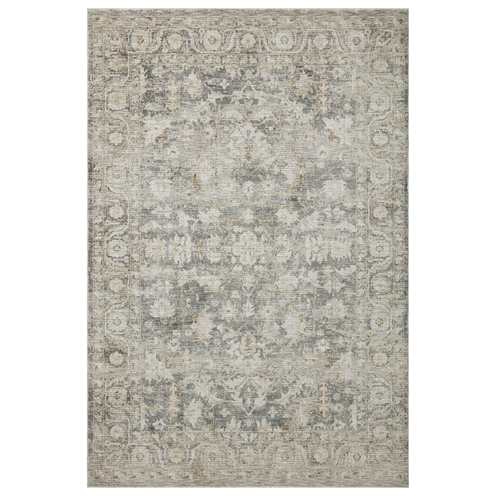 Amber Lewis × Loloi Rug Honora HON-02, Slate/Beige