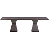 Nolan Rectangular Dining Table, Black-Furniture - Dining-High Fashion Home