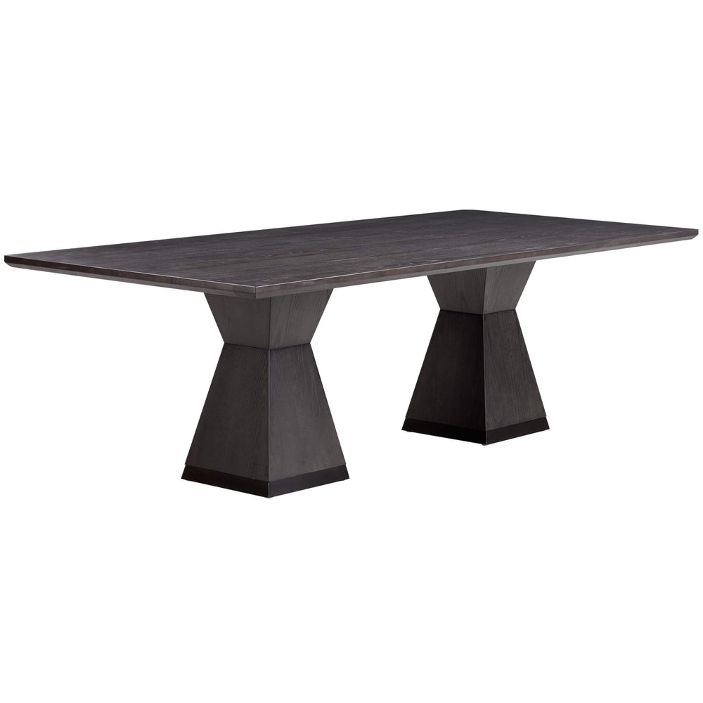 Nolan Rectangular Dining Table, Black-Furniture - Dining-High Fashion Home