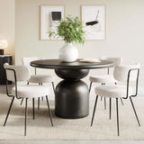 Hals Dining Table, Black