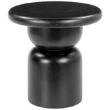 Hals Side Table, Black-Furniture - Accent Tables-High Fashion Home