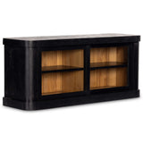 Harrod Media Console, Natural Beechwood-Furniture - Storage-High Fashion Home