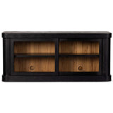 Harrod Media Console, Natural Beechwood-Furniture - Storage-High Fashion Home