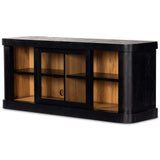 Harrod Media Console, Natural Beechwood-Furniture - Storage-High Fashion Home