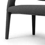 Hawkins Dining Bench, Boucle Charcoal-Furniture - Dining-High Fashion Home