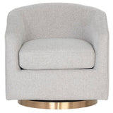 Hazel Swivel Chair, Belfast Heather Grey