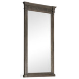 Hemlock Floor Mirror, Weathered Elm-Accessories-High Fashion Home