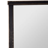 Hitchens Floor Mirror, Worn Black-Accessories-High Fashion Home