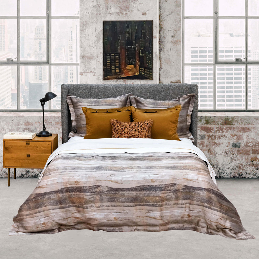 Horizon Duvet, Smoke-Accessories-High Fashion Home