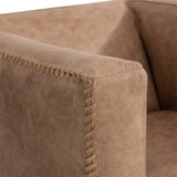 Hudson Leather Swivel Chair, 0324-012-Furniture - Chairs-High Fashion Home