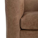 Hudson Leather Swivel Chair, 0324-012-Furniture - Chairs-High Fashion Home