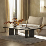 Huxley Coffee Table, Smoked Black-Furniture - Accent Tables-High Fashion Home