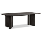 Huxley Dining Table, Smoked Black-Furniture - Dining-High Fashion Home