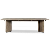 Huxley Outdoor Dining Table, Smoke Grey-Furniture - Outdoor-High Fashion Home