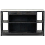 Indira Kitchen Island, Black Wash-Furniture - Dining-High Fashion Home