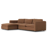 Ingel 3 Piece Sectional w/Ottoman, Antwerp Cafe-Furniture - Sofas-High Fashion Home