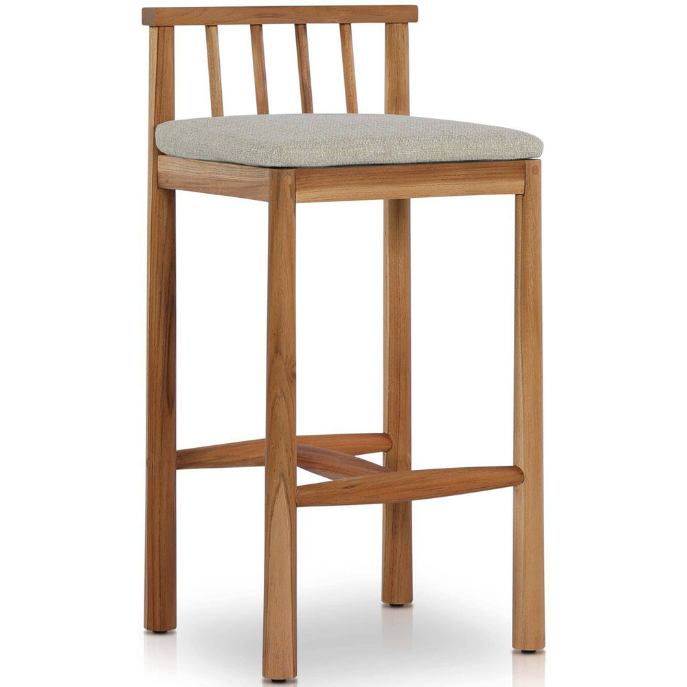 Irvine Outdoor Bar Stool, Hayes Cream-Furniture - Dining-High Fashion Home