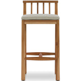 Irvine Outdoor Bar Stool, Hayes Cream-Furniture - Dining-High Fashion Home