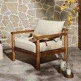 Irvine Outdoor Chair, Hayes Cream-Furniture - Chairs-High Fashion Home