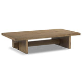 Isaac Coffee Table, Rubbed Light-Furniture - Accent Tables-High Fashion Home