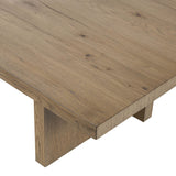 Isaac Coffee Table, Rubbed Light-Furniture - Accent Tables-High Fashion Home