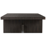 Isaac Coffee Table, Smoked Black-Furniture - Accent Tables-High Fashion Home