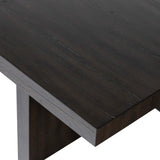 Isaac Coffee Table, Smoked Black-Furniture - Accent Tables-High Fashion Home