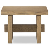 Isaac End Table, Rubbed Light-Furniture - Accent Tables-High Fashion Home