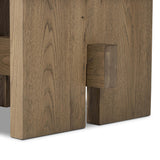 Isaac End Table, Rubbed Light-Furniture - Accent Tables-High Fashion Home