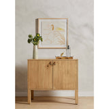 Isador Bar Cabinet, Dry Wash Poplar-Furniture - Storage-High Fashion Home