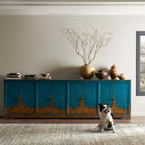 It Takes An Hour 122" Sideboard, Blue