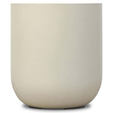 Ivan Round End Table, White-Furniture - Accent Tables-High Fashion Home