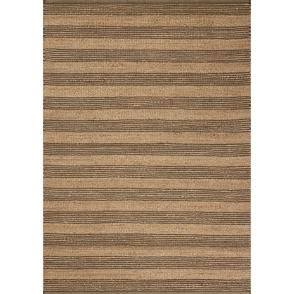 Chris Loves Julia x Loloi Rug Judy JUD-06, Natural/Chocolate-High Fashion Home