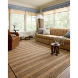 Chris Loves Julia x Loloi Rug Judy JUD-06, Natural/Chocolate-High Fashion Home