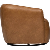 Jack Swivel Chair, Copley Camel-Furniture - Chairs-High Fashion Home