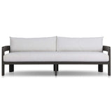 Jackson Outdoor Metal Sofa, Concha Fog