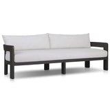 Jackson Outdoor Metal Sofa, Concha Fog