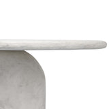 Janice Coffee Table, Textured Lunar Concrete