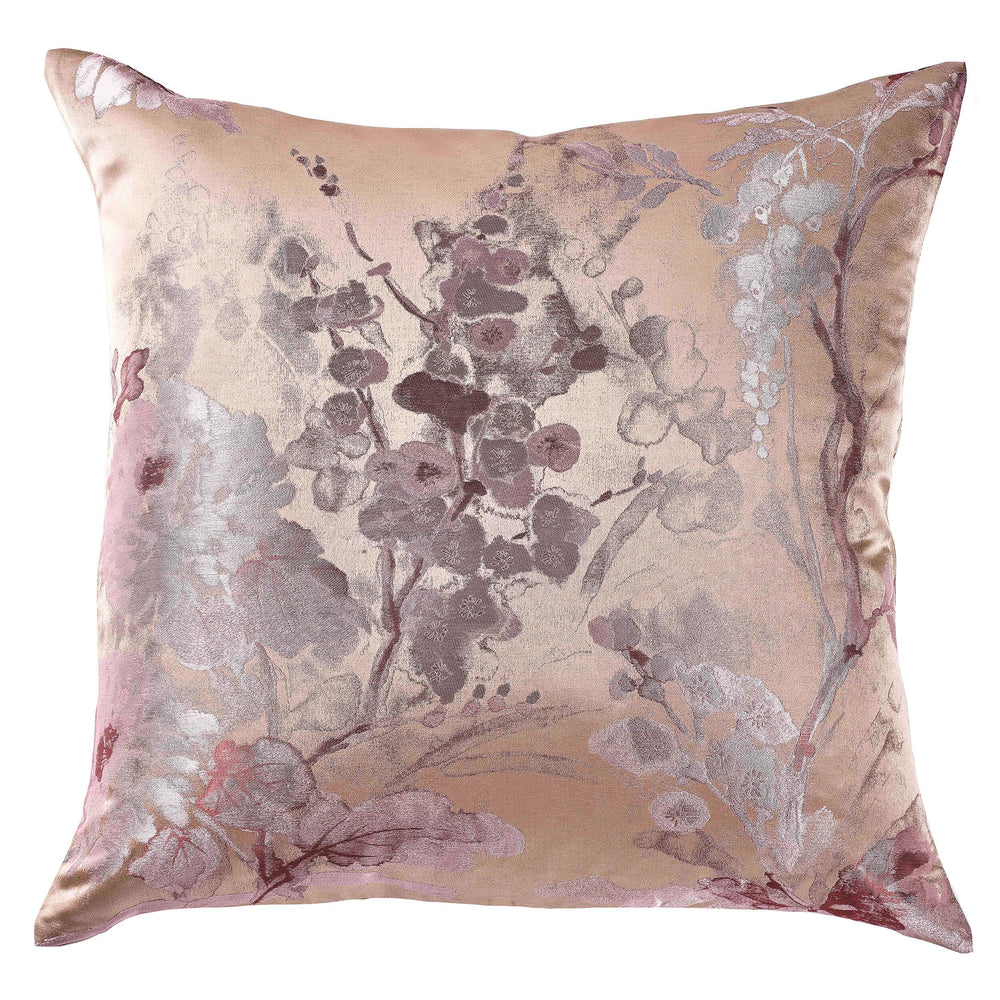 Jardin Fleur Pillow, Pink/Gold-Accessories-High Fashion Home