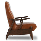 Jarvis Leather Recliner, Dakota Tobacco-Furniture - Chairs-High Fashion Home